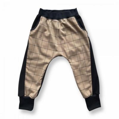 Baggy Pants REBEL Beige Checked